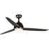 Progress Oriole P2592 0930K 60IN 3 BLADE FAN With LED LGT in Brushed Nickel Finish Model: P2592-0930K