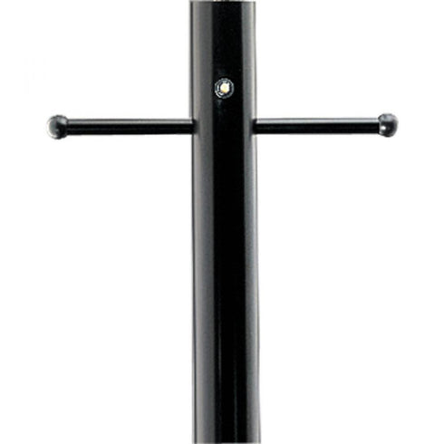 Progress Outdoor Posts P5391 20PC 7FT ALUM LANT POST With PC + LR in Antique Bronze Finish Model: P5391-20PC
