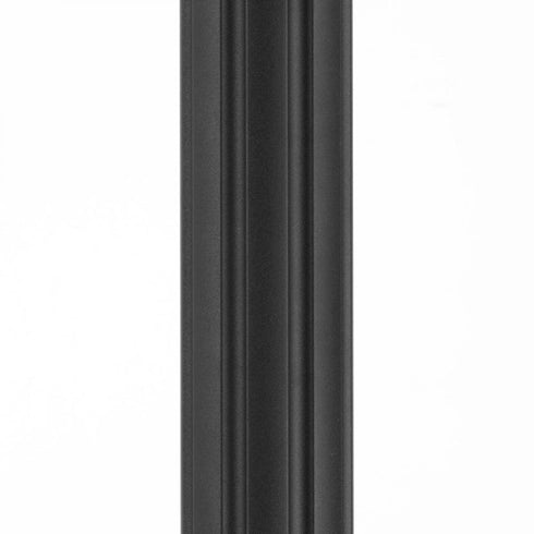 Progress Outdoor Posts P540005 031 FLUTED LANTERN POST in Textured Black Finish Model: P540005-031