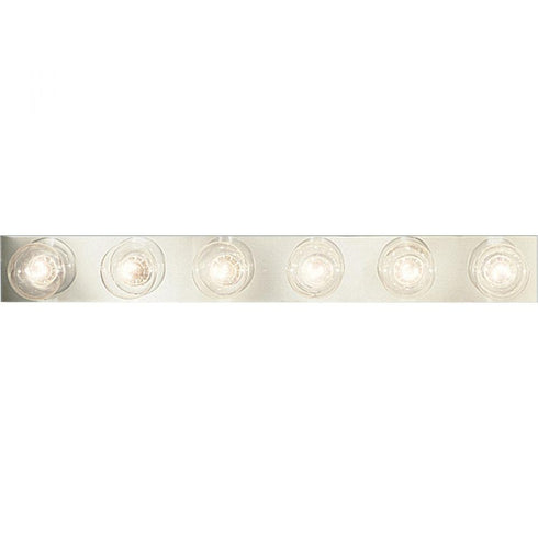 Progress P3299 15 6 60 Watt MED BROADWAY BAR in Polished Chrome Finish Model: P3299-15