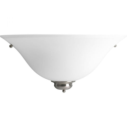 Progress P7153 09 Watt 1 60 Watt MED WALL SCONCE in Brushed Nickel Finish Model: P7153-09W