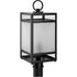 Progress Parrish P540105 31M 1 Light POST LANTERN in Matte Black Finish Model: P540105-31M