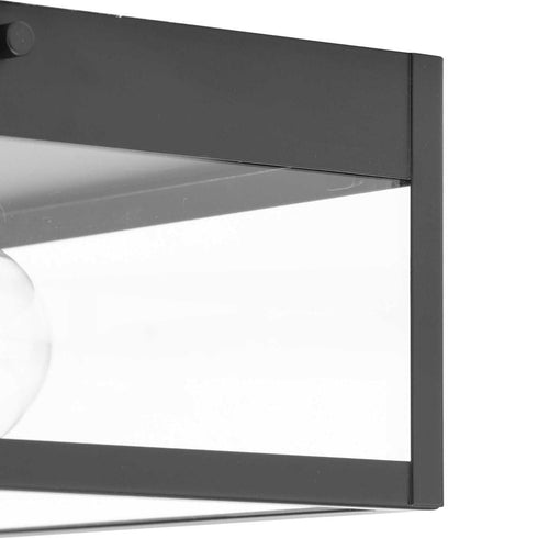 Progress Parrish P550136 31M 2 Light FLUSHMT in Matte Black Finish Model: P550136-31M