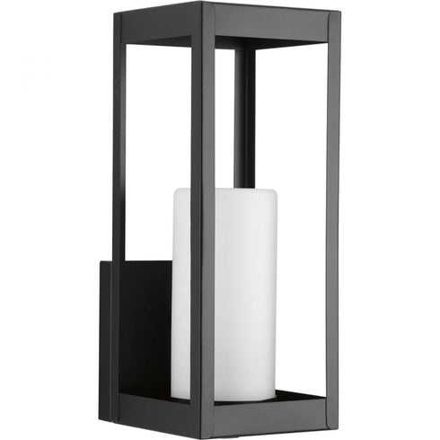 Progress Patewood P560040 031 1 100 Watt MED WALL LANTERN in Matte Black Finish Model: P560040-031