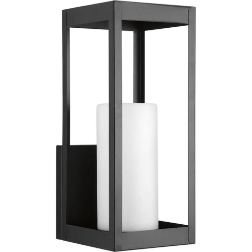 Progress Patewood P560041 031 1 100 Watt MED WALL LANTERN in Matte Black Finish Model: P560041-031