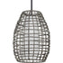 Progress Pawley P550083 031 1 100 Watt MED OUTDOOR PENDANT in Matte Black Finish Model: P550083-031