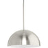 Progress Perimeter P500379 009 1 Light PENDANT in Brushed Nickel Finish Model: P500379-009