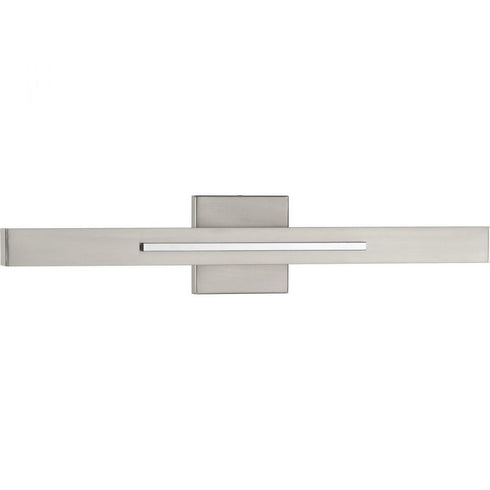 Progress Planck LED P710052 009 30 2 30 Watt LED WALL SCONCE in Brushed Nickel Finish Model: P710052-009-30