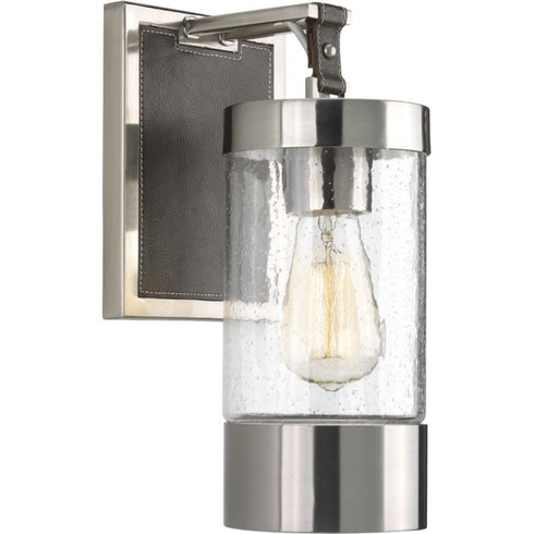 Progress Point Dume™ - Lookout 1 Light P710069 009 1 100 Watt MED WALL BRACKET in Brushed Nickel Finish Model: P710069-009