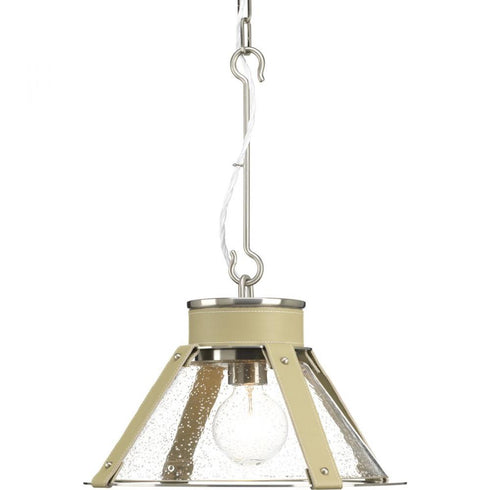 Progress Point Dume™ - Rockdance 1 Light P500195 009 1 100 Watt MED PENDANT in Brushed Nickel Finish Model: P500195-009