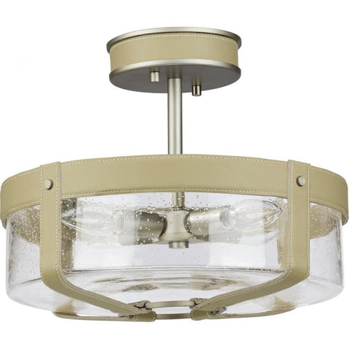 Progress Point Dume™ - Rockdance 4 Light P350143 081 4 60 Watt CAND SEMI FLUSH in Antique Nickel Finish Model: P350143-081