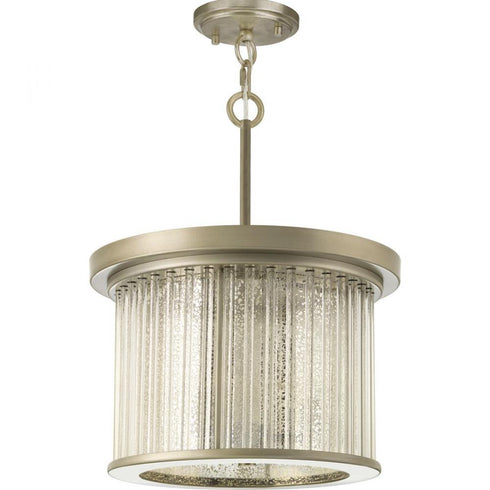 Progress Point Dume™ - Sequit Point 3 Light P350142 081 3 60 Watt CAND SEMI FLUS CONV in Antique Nickel Finish Model: P350142-081