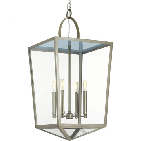 Progress Point Dume™ - Shearwater 4 Light P500196 030 4 60 Watt CAND FOYER in White Finish Model: P500196-030