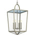 Progress Point Dume™ - Shearwater 4 Light P500196 030 4 60 Watt CAND FOYER in White Finish Model: P500196-030