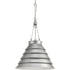 Progress Point Dume™ - Surfrider 3 Light P500200 141 3 75 Watt MED PENDANT in Galvanized Finish Finish Model: P500200-141