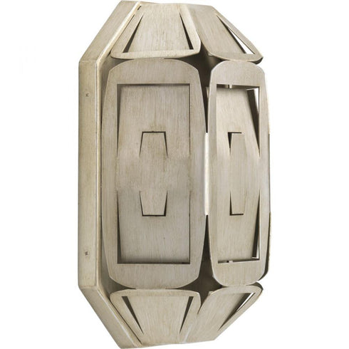 Progress Point Dume™ - Yerba 1 Light P710067 134 1 60 Watt CAND SCONCE in Silver Ridge Finish Model: P710067-134