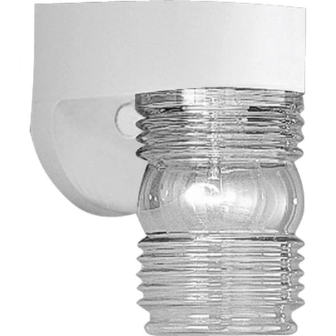 Progress Polycarbonate Outdoor P5612 30 1 60 Watt MED WALL LANTERN in White Finish Model: P5612-30