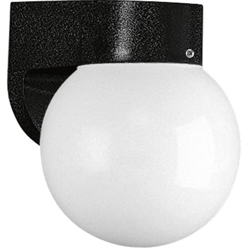 Progress Polycarbonate Outdoor P5813 30 1 60 Watt MED OD WALL FIXT in White Finish Model: P5813-30
