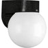 Progress Polycarbonate Outdoor P5813 30 1 60 Watt MED OD WALL FIXT in White Finish Model: P5813-30