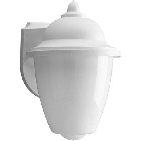 Progress Polycarbonate Outdoor P5844 30 1 60 Watt MED WALL LANTERN in White Finish Model: P5844-30