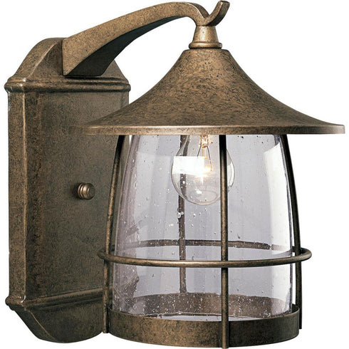 Progress Prairie P5764 09 1 100 Watt MED WALL LANTERN in Brushed Nickel Finish Model: P5764-09