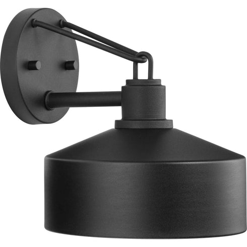 Progress Precinct P560301 031 1 Light WALL LANTERN in Textured Black Finish Model: P560301-031