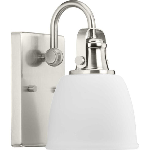 Progress Preston P300426 009 1 Light BATH in Brushed Nickel Finish Model: P300426-009