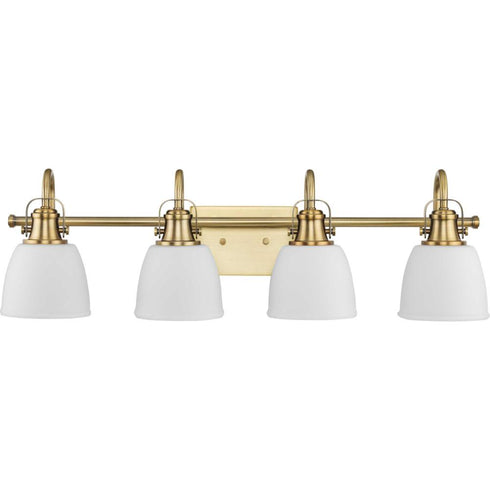 Progress Preston P300429 009 4 Light BATH in Brushed Nickel Finish Model: P300429-009
