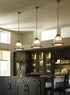 Progress Prismatic Glass P5183 09 1 150 Watt MED STEM MNT PENDANT in Brushed Nickel Finish Model: P5183-09