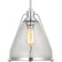 Progress Range P500135 009 1 60 Watt MED PENDANT in Brushed Nickel Finish Model: P500135-009