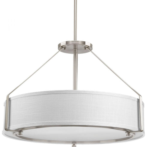 Progress Ratio P5015 09 4 75 Watt MED PENDANT in Brushed Nickel Finish Model: P5015-09