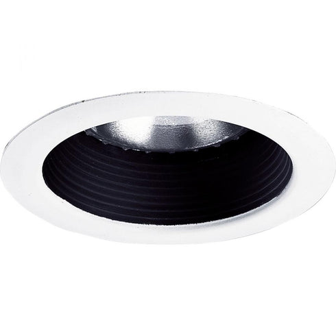 Progress Recessed - Trim 5 Inch Step Baffle Trim for 5 Inch Recessed Housing (P8 P18 P8 P184) in Black Finish Model: P8175-31