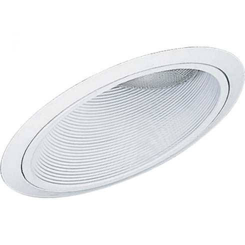 Progress Recessed - Trim 6 Inch Sloped Ceiling Baffle Trim for 6 Inch Housing (P645) in White Finish Model: P8004-28