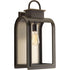 Progress Refuge P6032 108 1 100 Watt MED WALL LANTERN in Oil Rubbed Bronze Finish Model: P6032-108