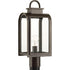 Progress Refuge P6431 108 1 100 Watt MED POST LANTERN in Oil Rubbed Bronze Finish Model: P6431-108