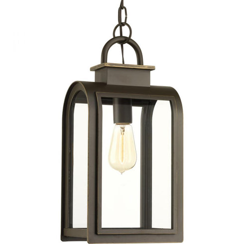 Progress Refuge P6531 108 1 100 Watt MED HANGING LANTERN in Oil Rubbed Bronze Finish Model: P6531-108
