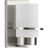 Progress Reiss P300413 009 1 Light BATH in Brushed Nickel Finish Model: P300413-009