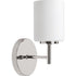 Progress Replay P2131 09 1 100 Watt MED BATH BRACKET in Brushed Nickel Finish Model: P2131-09