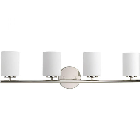 Progress Replay P2160 09 4 100 Watt MED BATH BRACKET in Brushed Nickel Finish Model: P2160-09