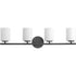 Progress Replay P2160 09 4 100 Watt MED BATH BRACKET in Brushed Nickel Finish Model: P2160-09