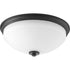 Progress Replay P3423 09 2 60 Watt MED FLUSH MOUNT in Brushed Nickel Finish Model: P3423-09
