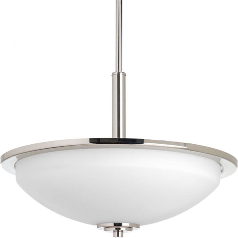 Progress Replay P3450 09 3 100 Watt MED INV PENDANT in Brushed Nickel Finish Model: P3450-09