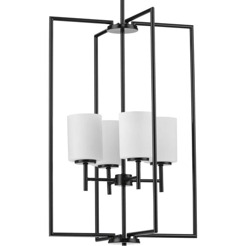 Progress Replay P500206 009 4 100 Watt MED PENDANT in Brushed Nickel Finish Model: P500206-009