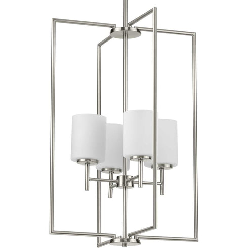 Progress Replay P500206 009 4 100 Watt MED PENDANT in Brushed Nickel Finish Model: P500206-009