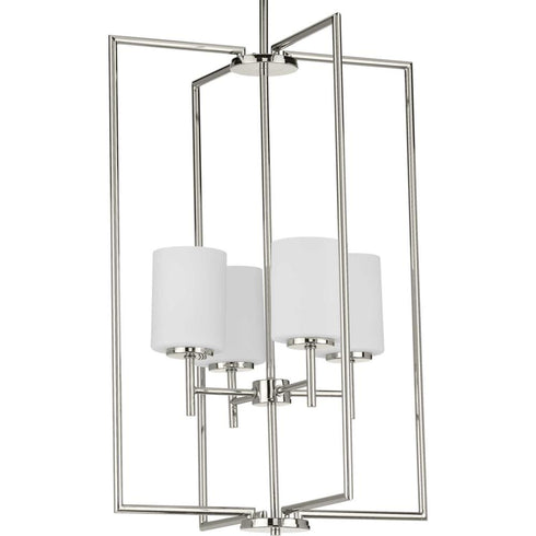 Progress Replay P500206 009 4 100 Watt MED PENDANT in Brushed Nickel Finish Model: P500206-009