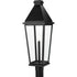 Progress Richmond Hill P540106 031 1 Light POST LANTERN in Textured Black Finish Model: P540106-031
