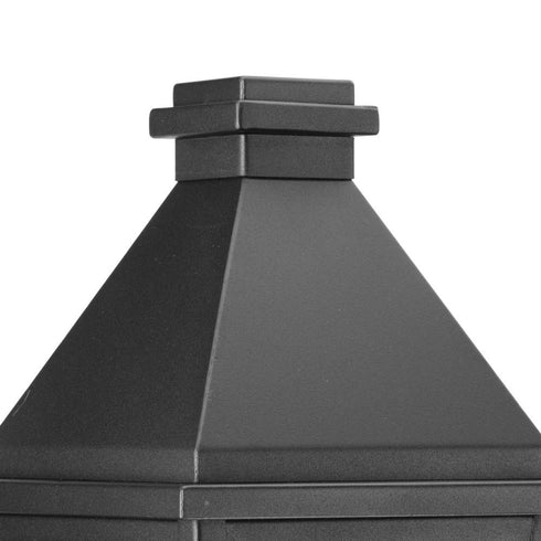 Progress Richmond Hill P560344 031 1 Light WALL LANTERN in Textured Black Finish Model: P560344-031
