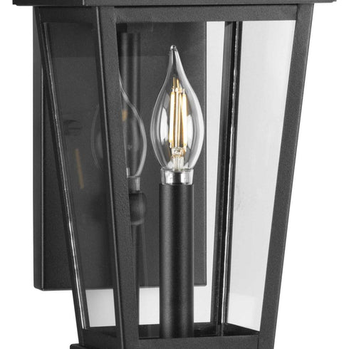 Progress Richmond Hill P560344 031 1 Light WALL LANTERN in Textured Black Finish Model: P560344-031