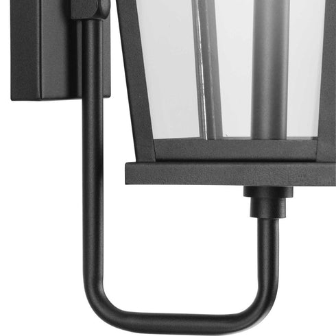 Progress Richmond Hill P560345 031 1 Light WALL LANTERN in Textured Black Finish Model: P560345-031