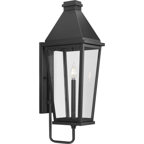Progress Richmond Hill P560346 031 1 Light WALL LANTERN in Textured Black Finish Model: P560346-031